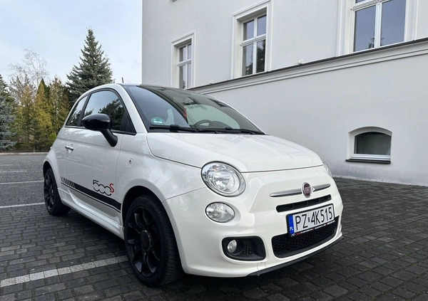 Fiat 500 cena 29900 przebieg: 135000, rok produkcji 2013 z Poznań małe 631
